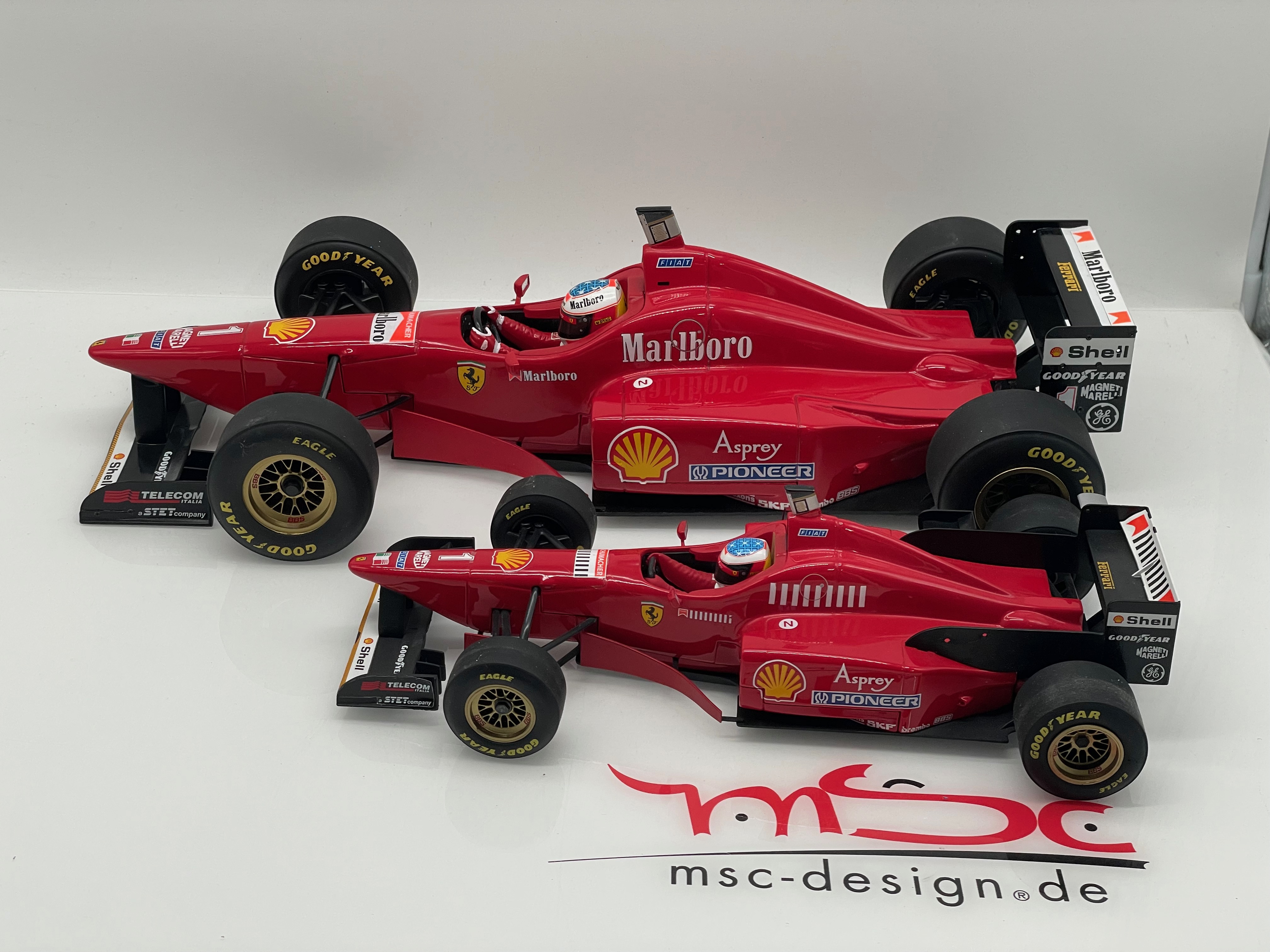 Schumacher Ferrari F310/2 GP Monza Umbau  1/12