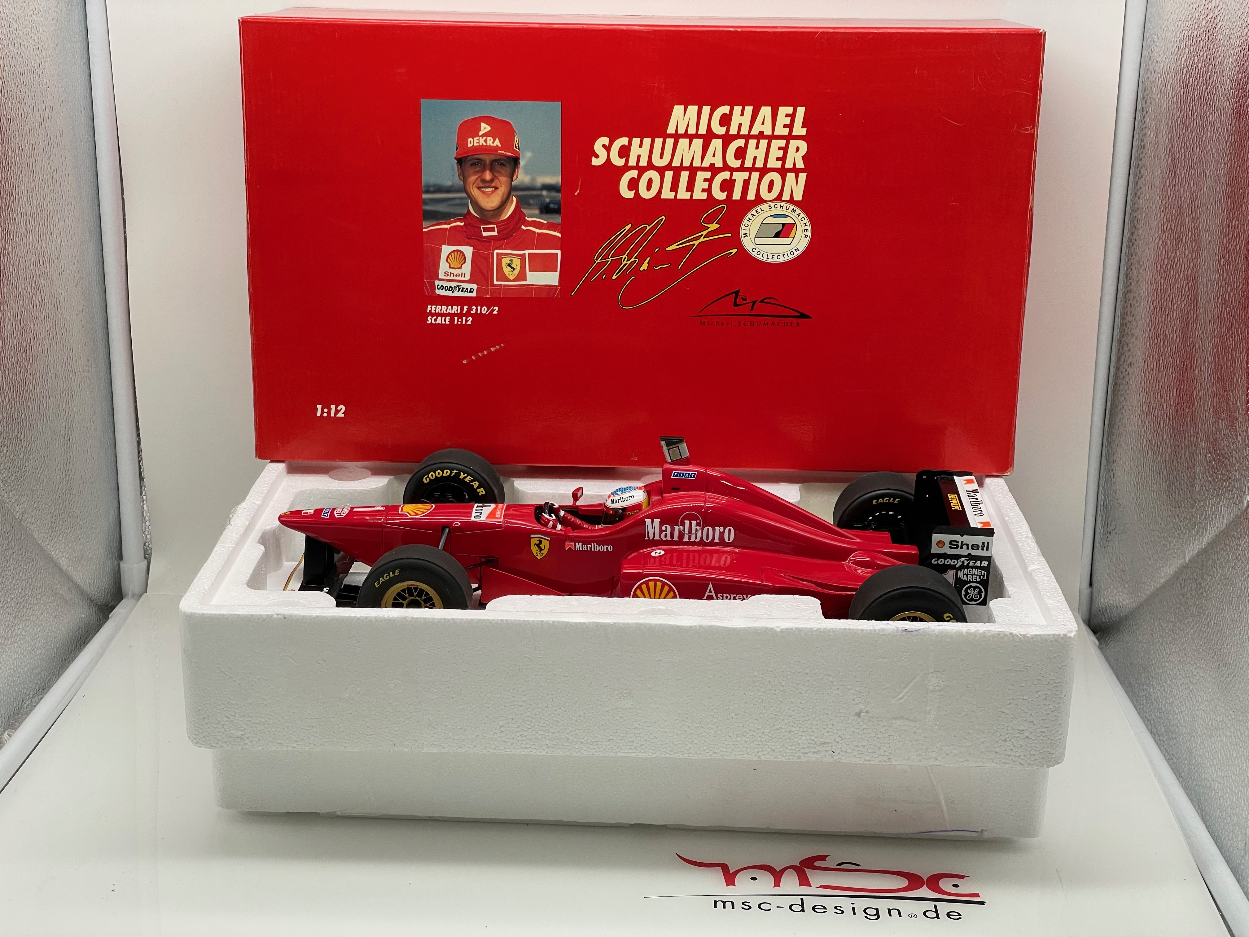 Schumacher Ferrari F310/2 GP Monza Umbau  1/12