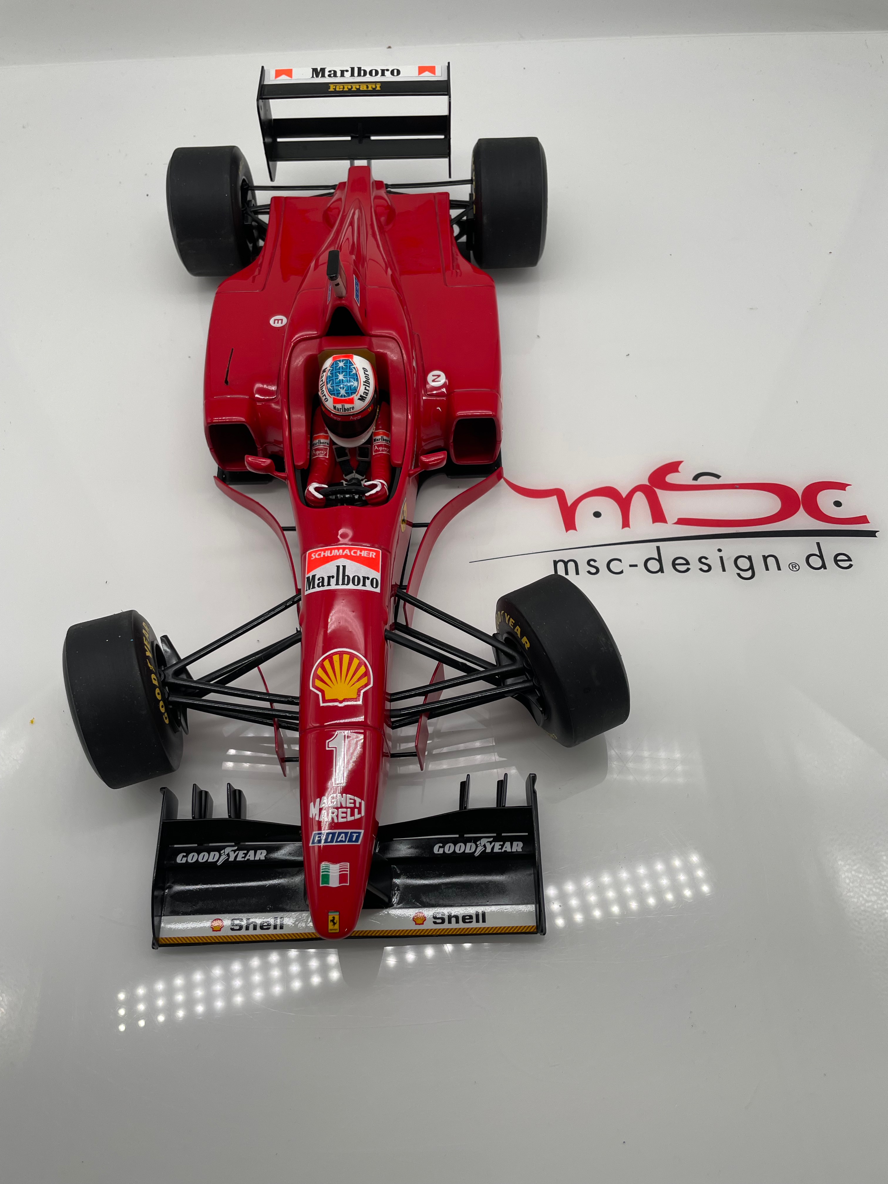 Schumacher Ferrari F310/2 GP Monza Umbau  1/12
