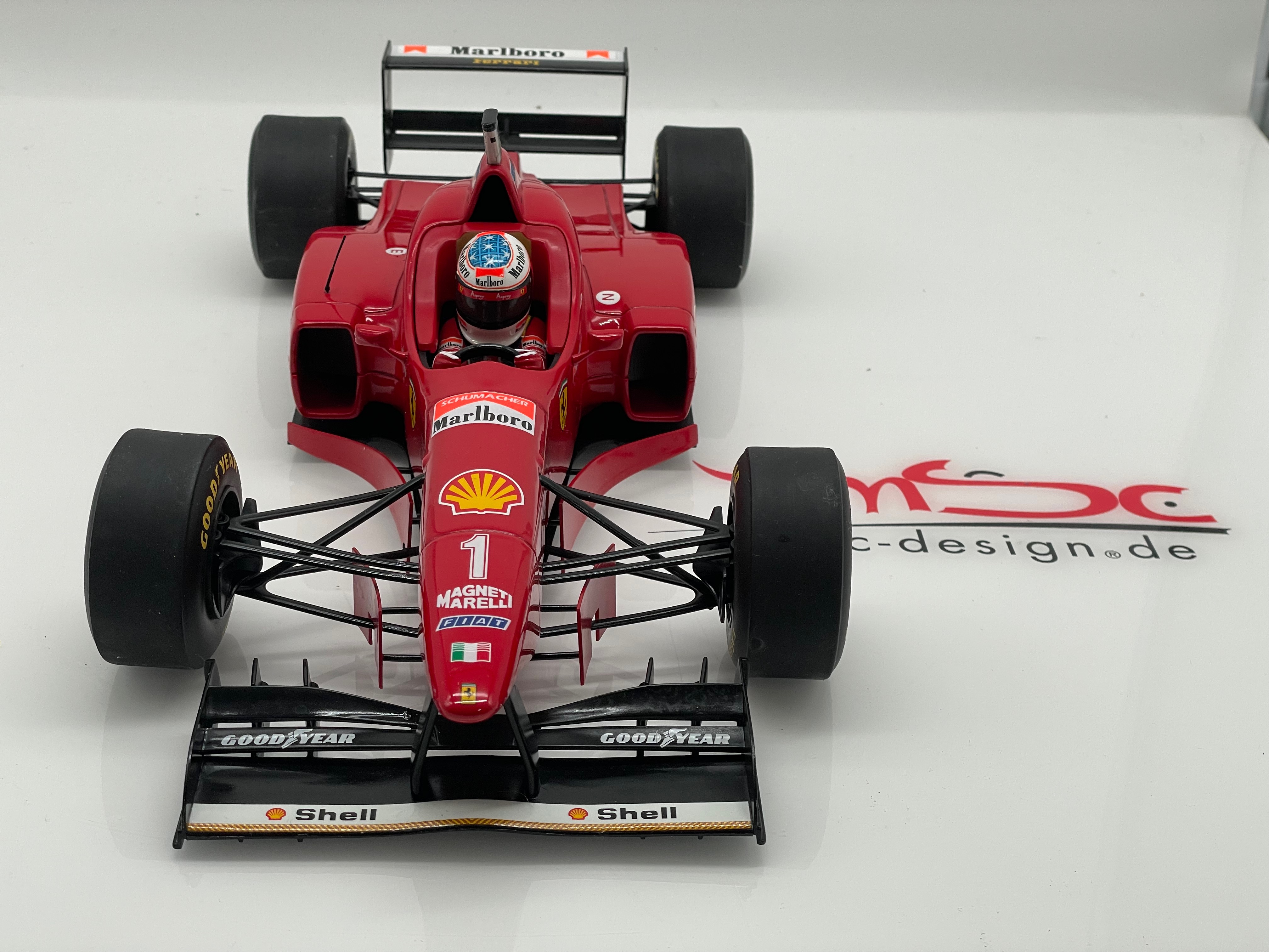 Schumacher Ferrari F310/2 GP Monza Umbau  1/12