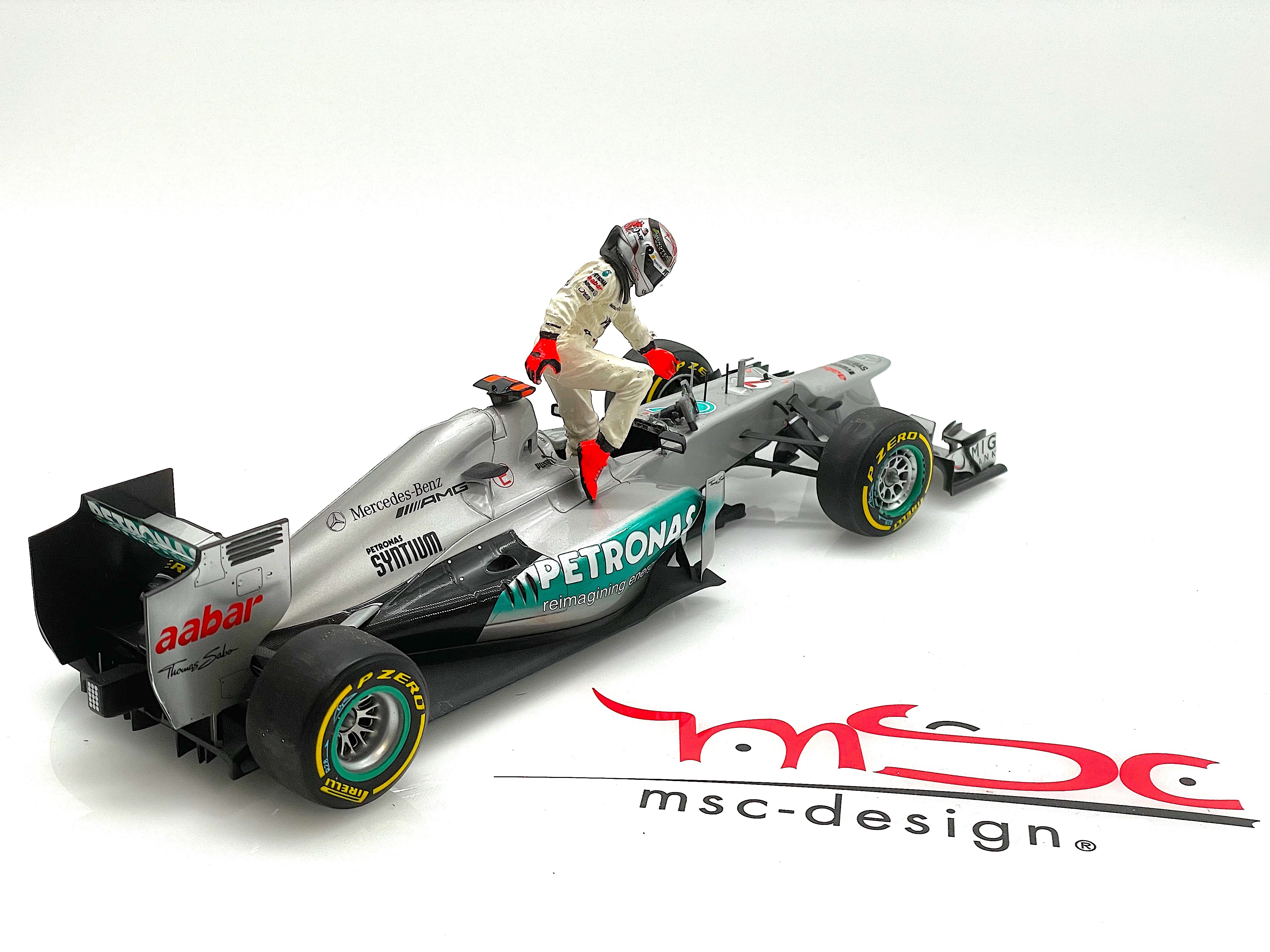 Schumacher Mercedes W03 GP Belgien 300th GP