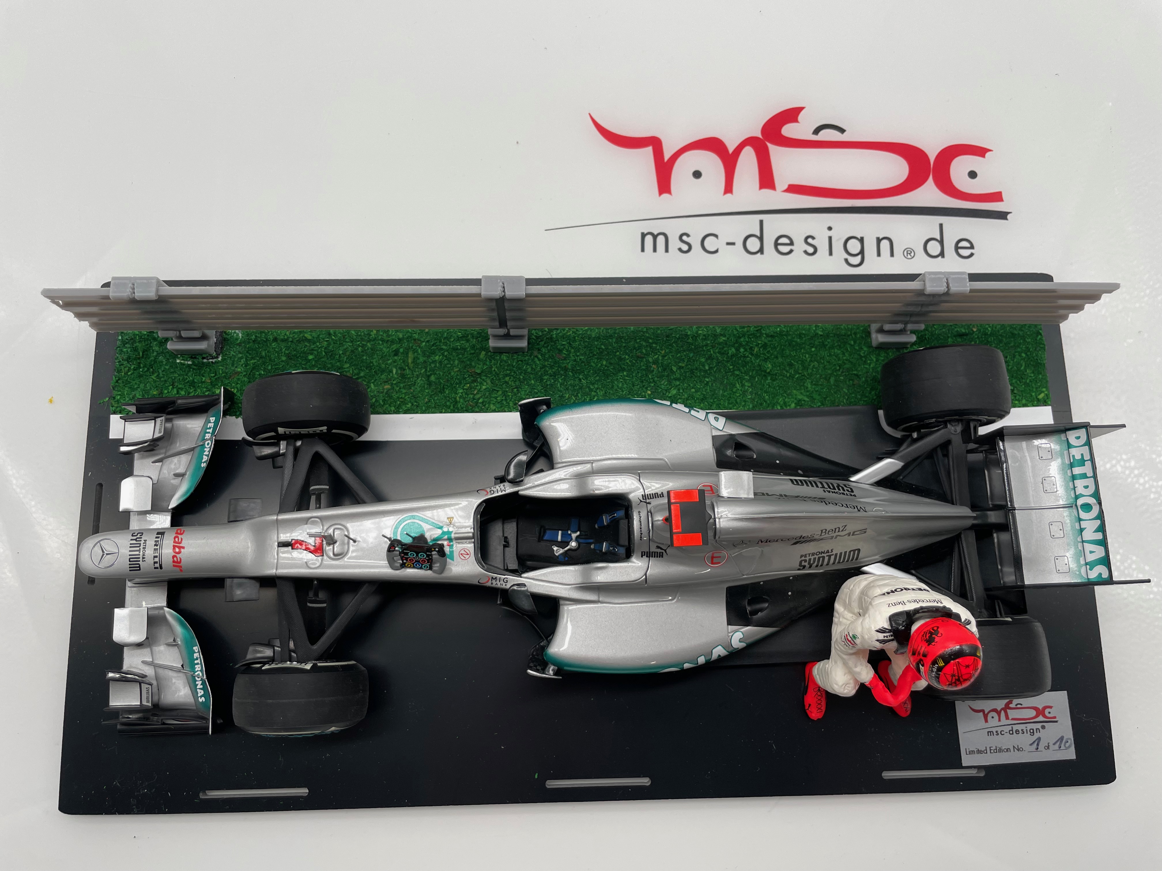 Schumacher Mercedes W03 Motorschaden