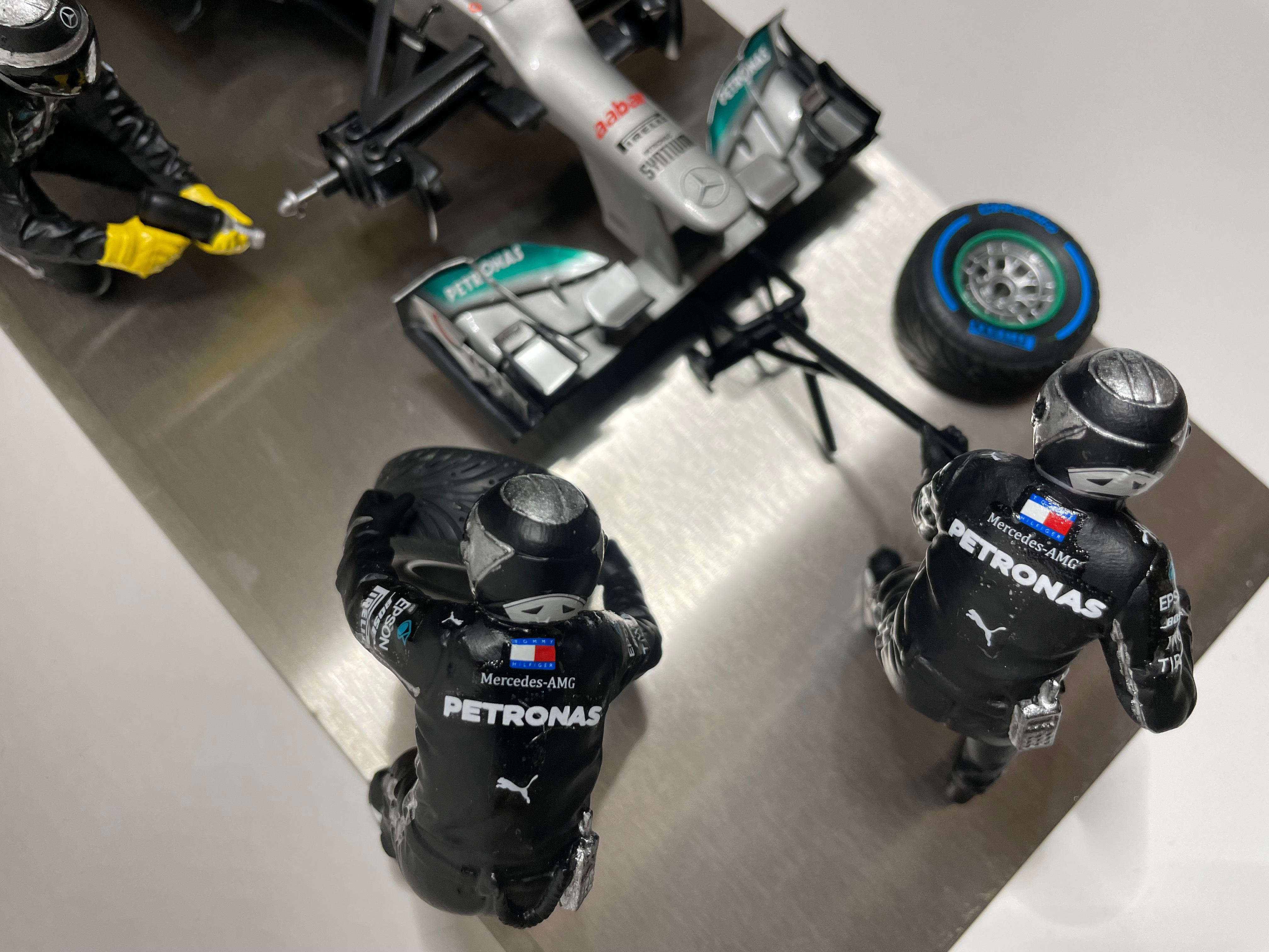 Schumacher Mercedes W03 Pit Stop