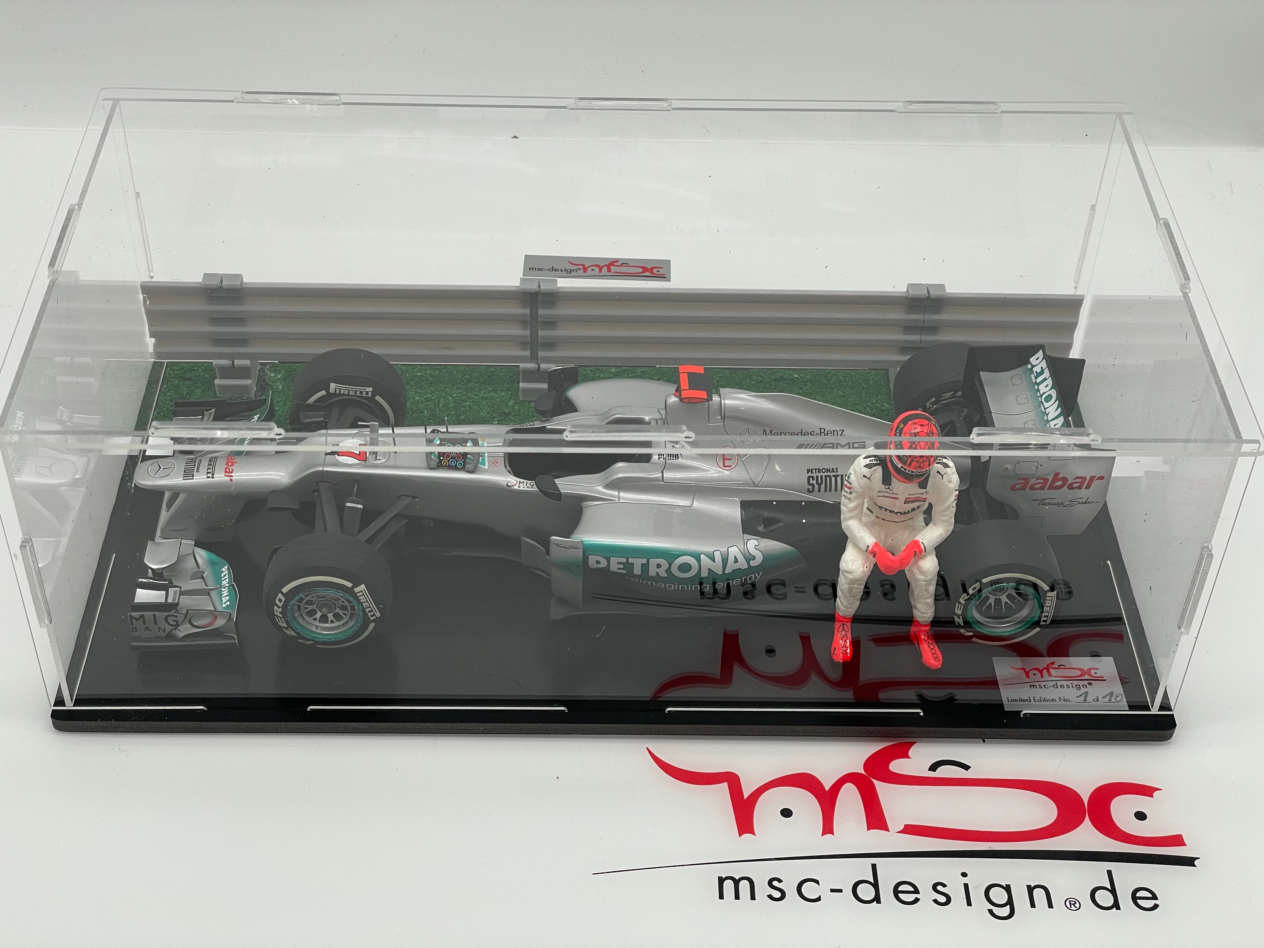 Schumacher Mercedes W03 Motorschaden