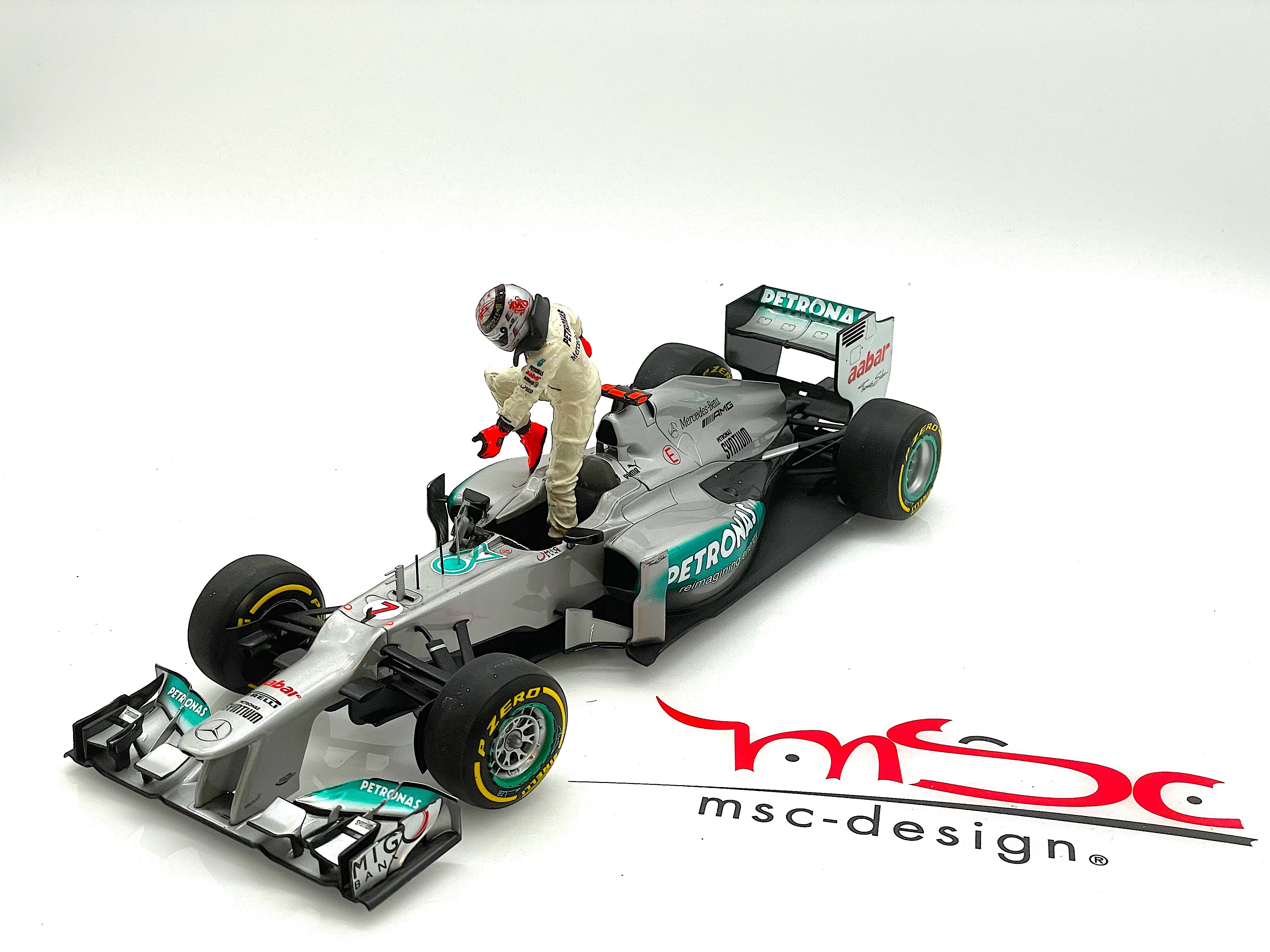 Schumacher Mercedes W03 GP Belgien 300th GP