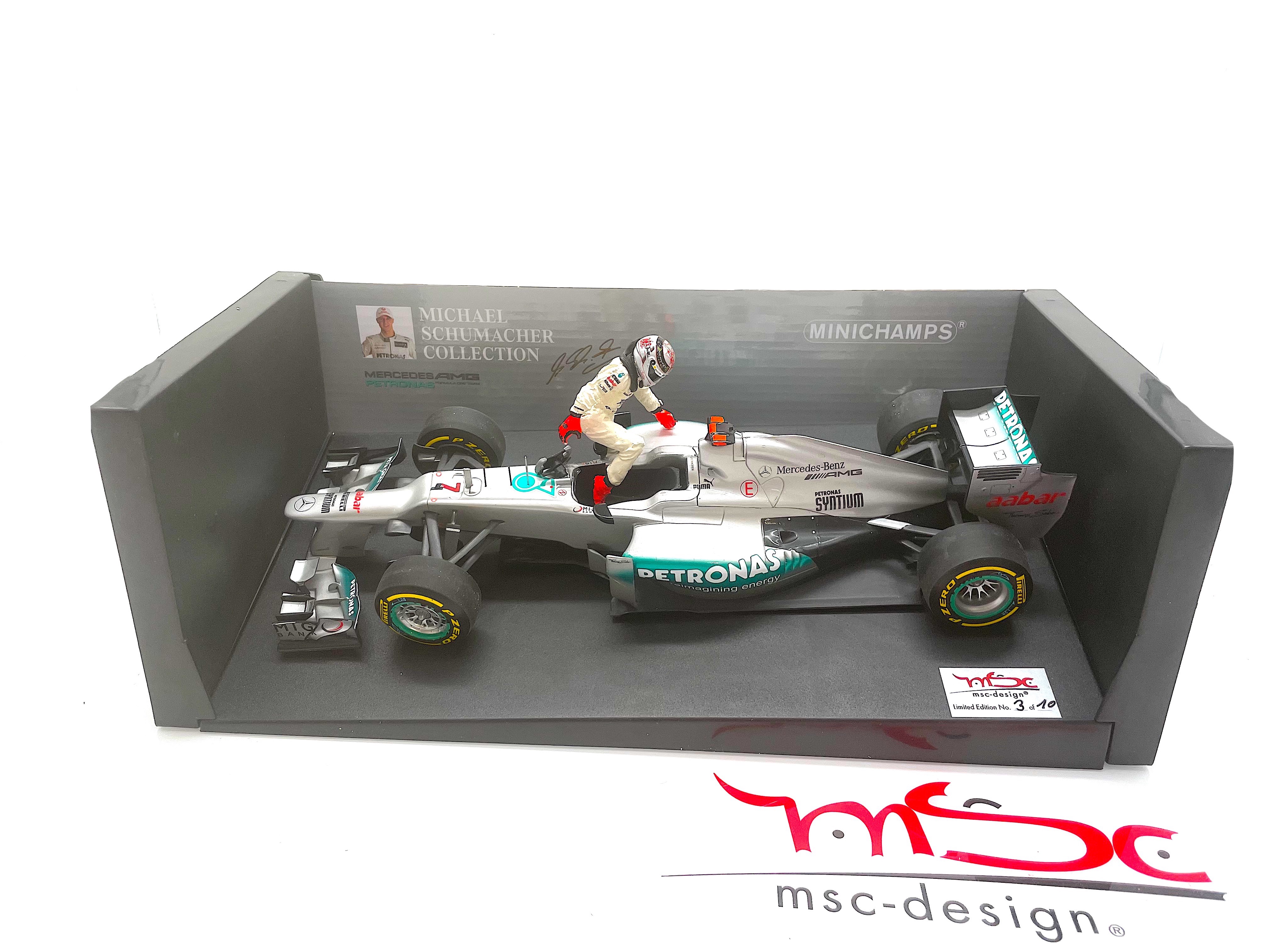 Schumacher Mercedes W03 GP Belgien 300th GP