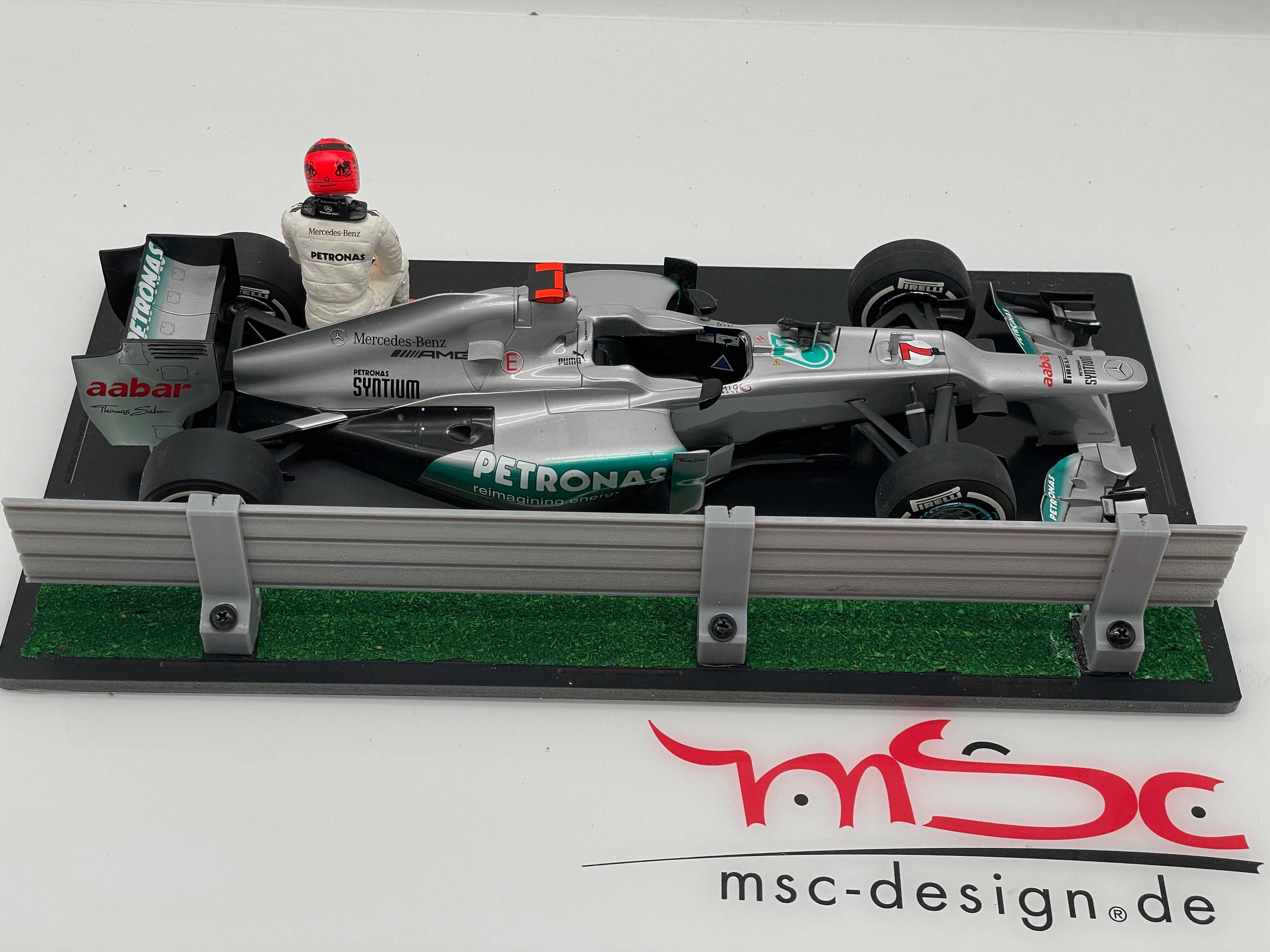 Schumacher Mercedes W03 Motorschaden